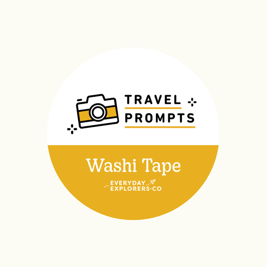 Everyday Explorers Co Washi Tapes - Travel Prompts