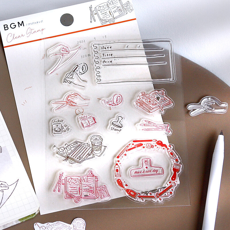 BGM Clear Stamp - Stationery