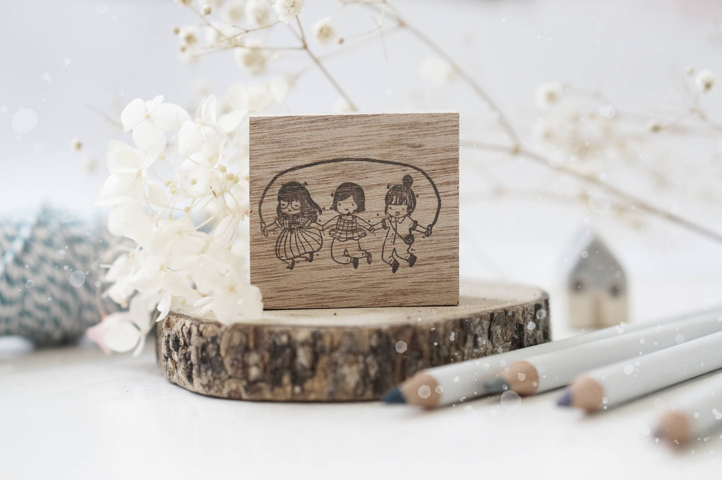 Black Milk Project Rubber Stamp | BFF Series: Jump Rope