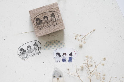 Black Milk Project Rubber Stamp | BFF Series: Jump Rope