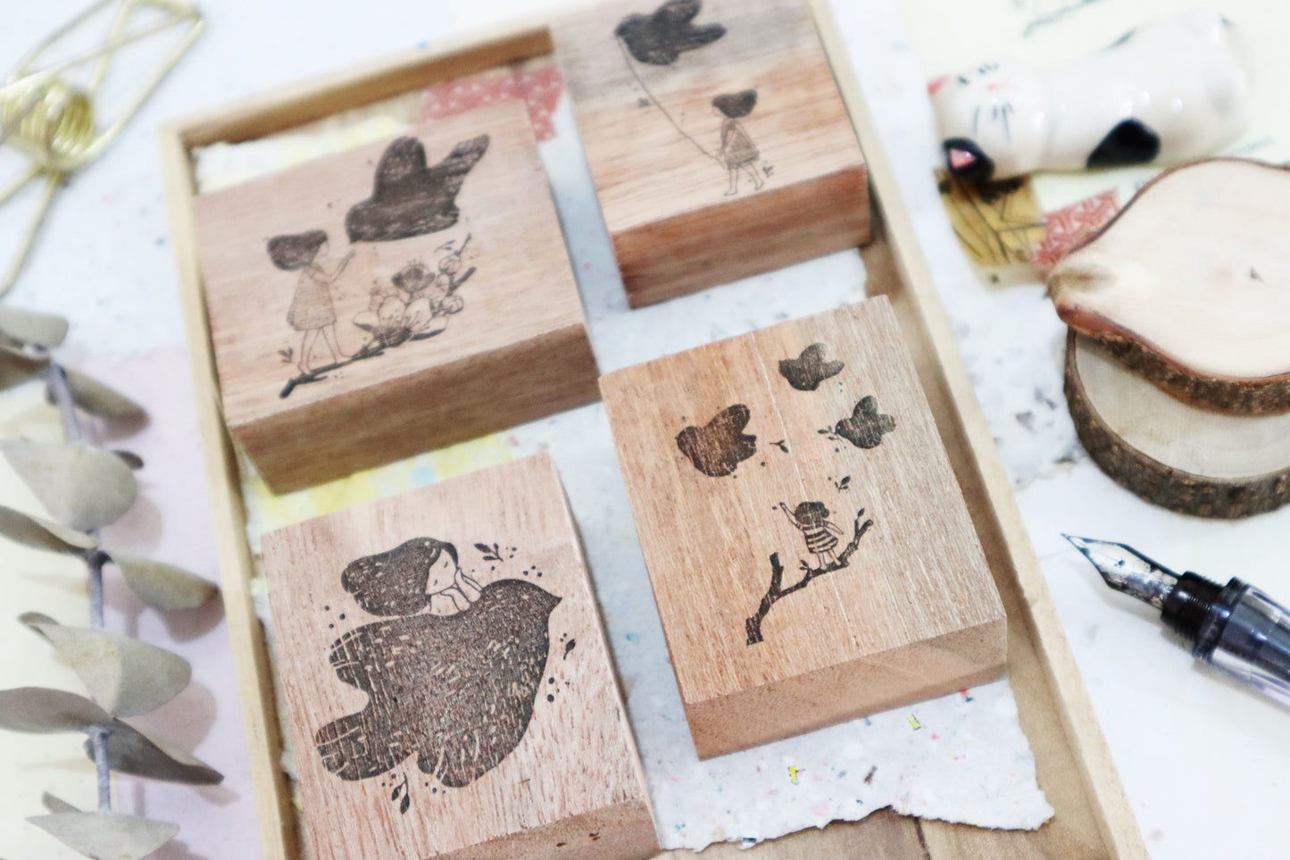 Black Milk Project Rubber Stamp | Bird Series