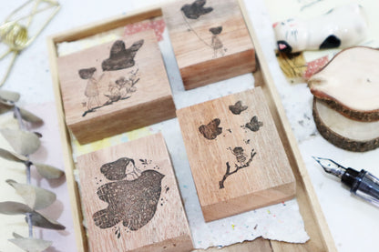 Black Milk Project Rubber Stamp | Bird Series