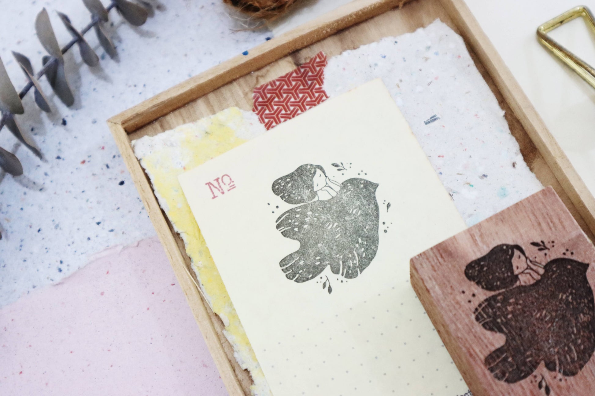 Black Milk Project Rubber Stamp | Bird Series: Soulmate