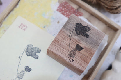 Black Milk Project Rubber Stamp | Bird Series: Stroll