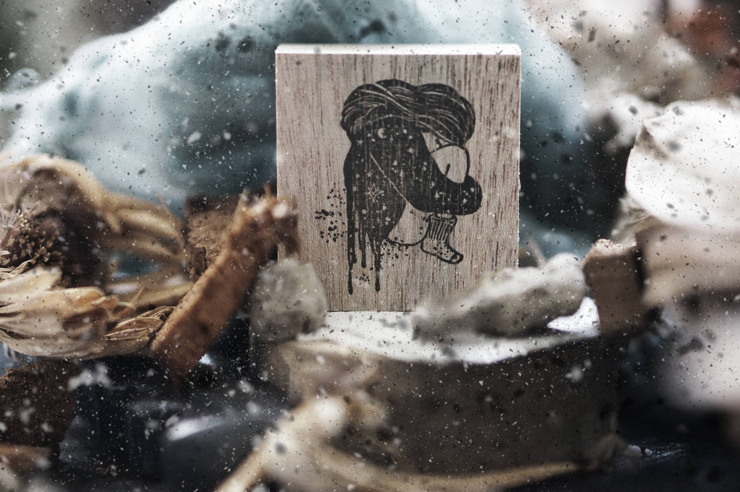 Black Milk Project Rubber Stamp | Melancholy Series: Cradle