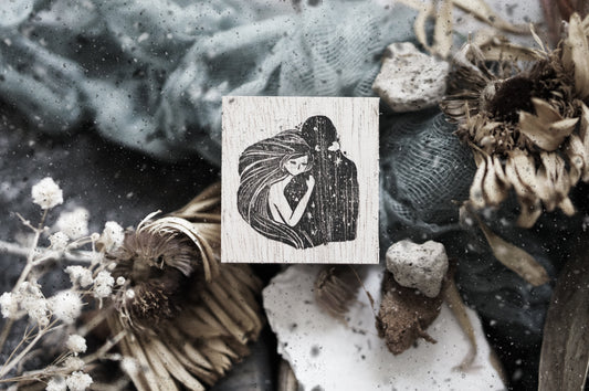 Black Milk Project Rubber Stamp | Melancholy Series: Embrace