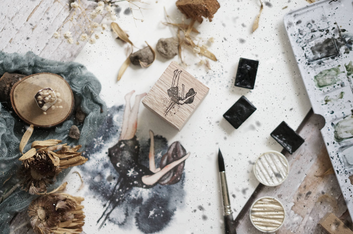 Black Milk Project Rubber Stamp | Melancholy Series: Fall