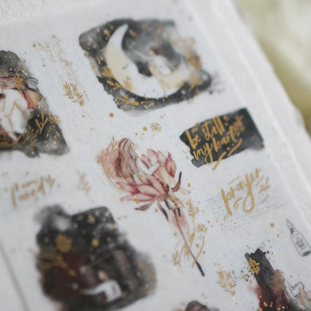 Black Milk Project Washi Sticker Sheet  - Prayer