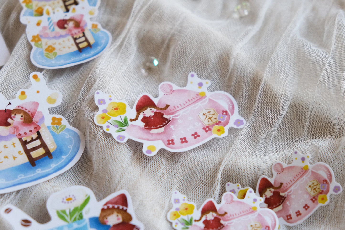 Eileen Tai Flake Stickers Simple Happiness Version 2 - Tea Time sticker