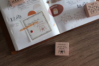 Eileen Tai Rubber Stamp | Beary Ordinary Days - Eat First Think Later