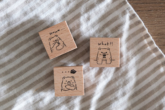 Eileen Tai Rubber Stamp | Beary Ordinary Days - What!!!