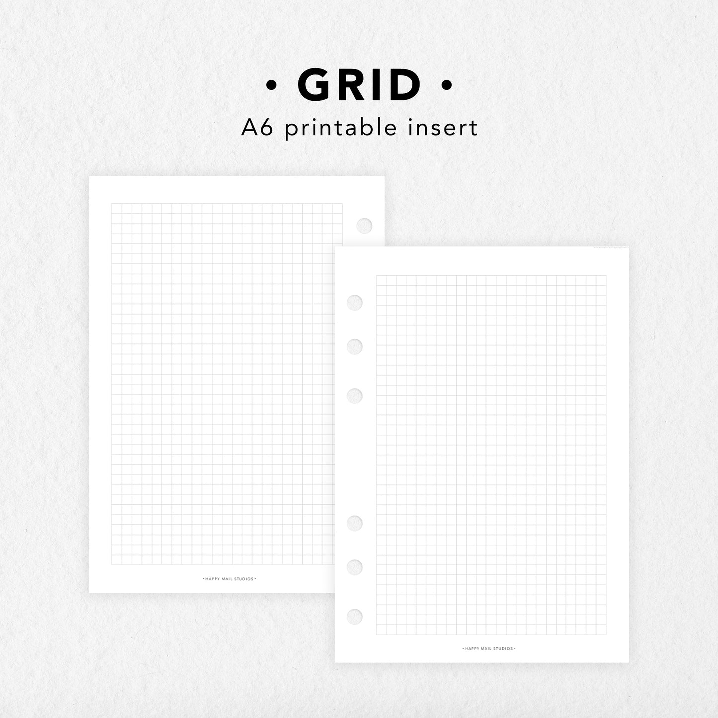 Printable Grid Inserts