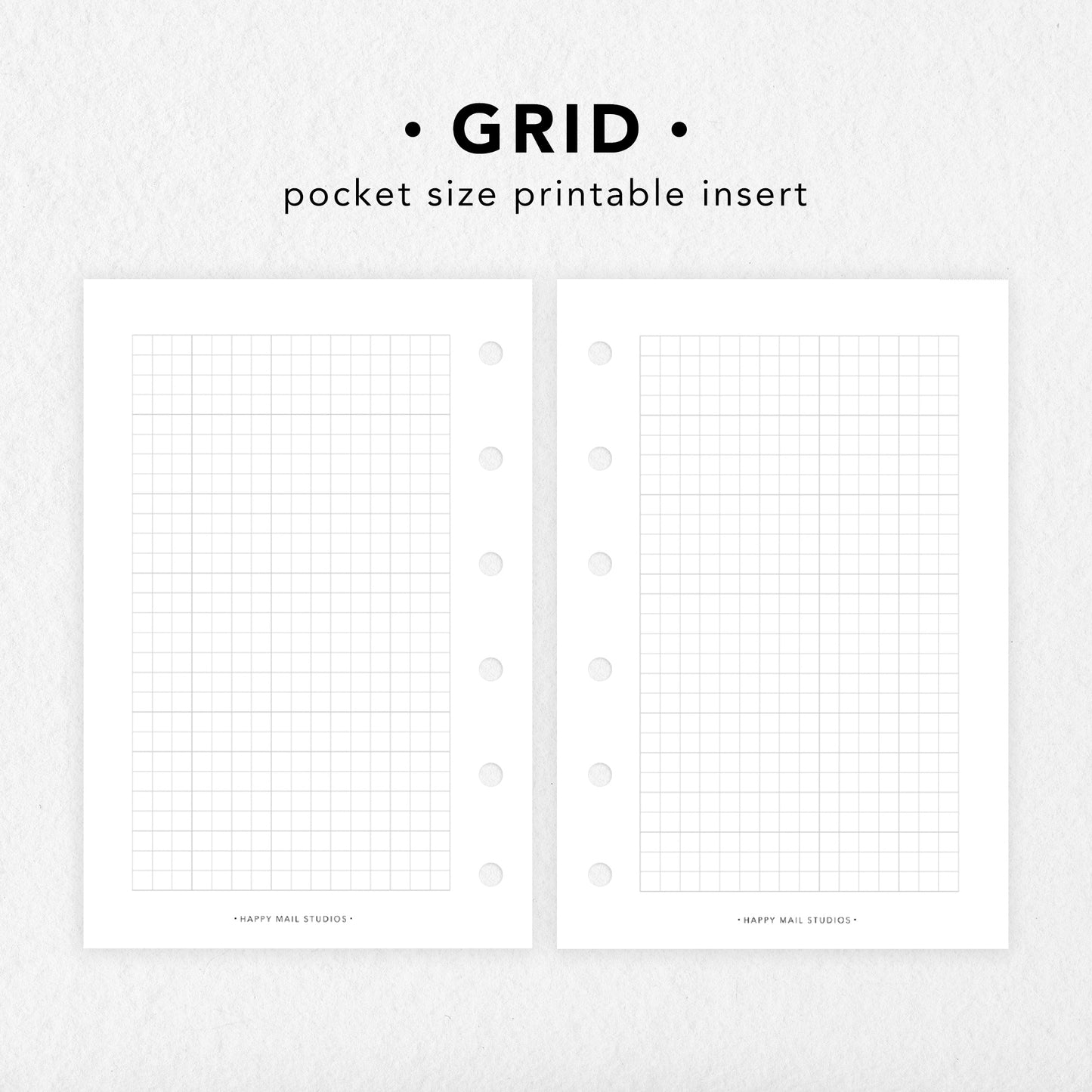 Printable Grid Inserts