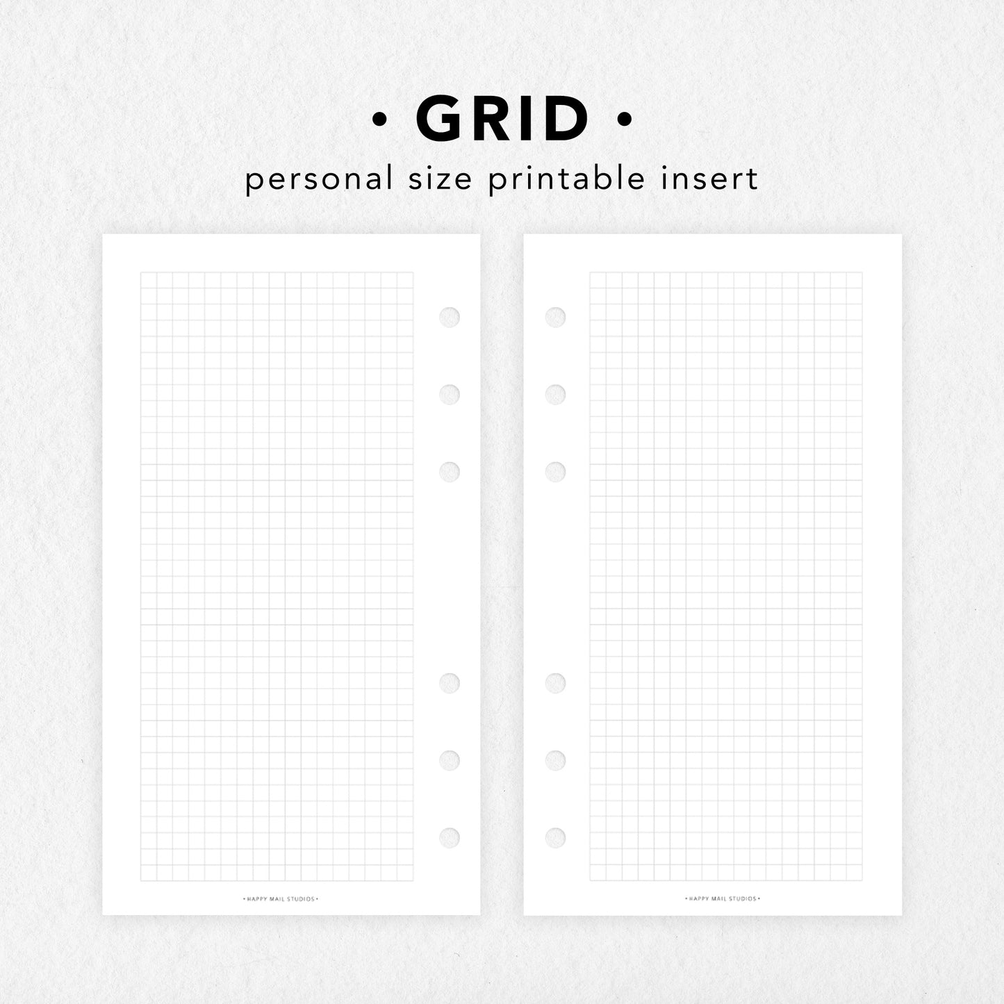 Printable Grid Inserts