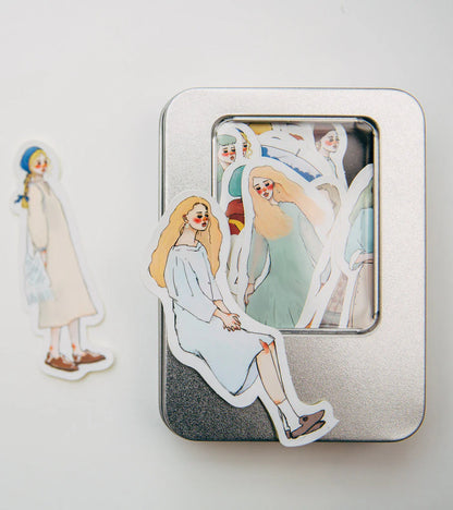 La Dolce Vita Sticker Set With Tin Box (Die Cut) - Dearest