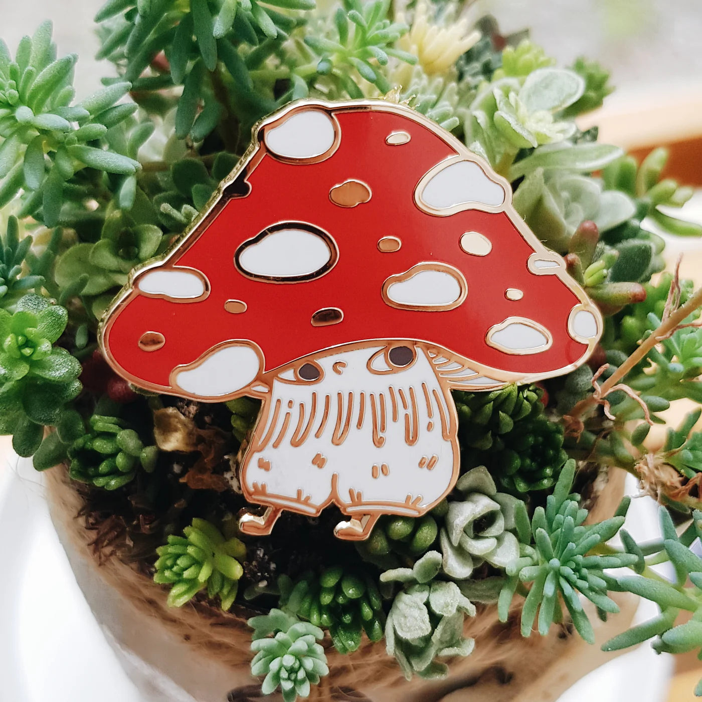 Lovesoup Enamel Pin - Mushroom Boy