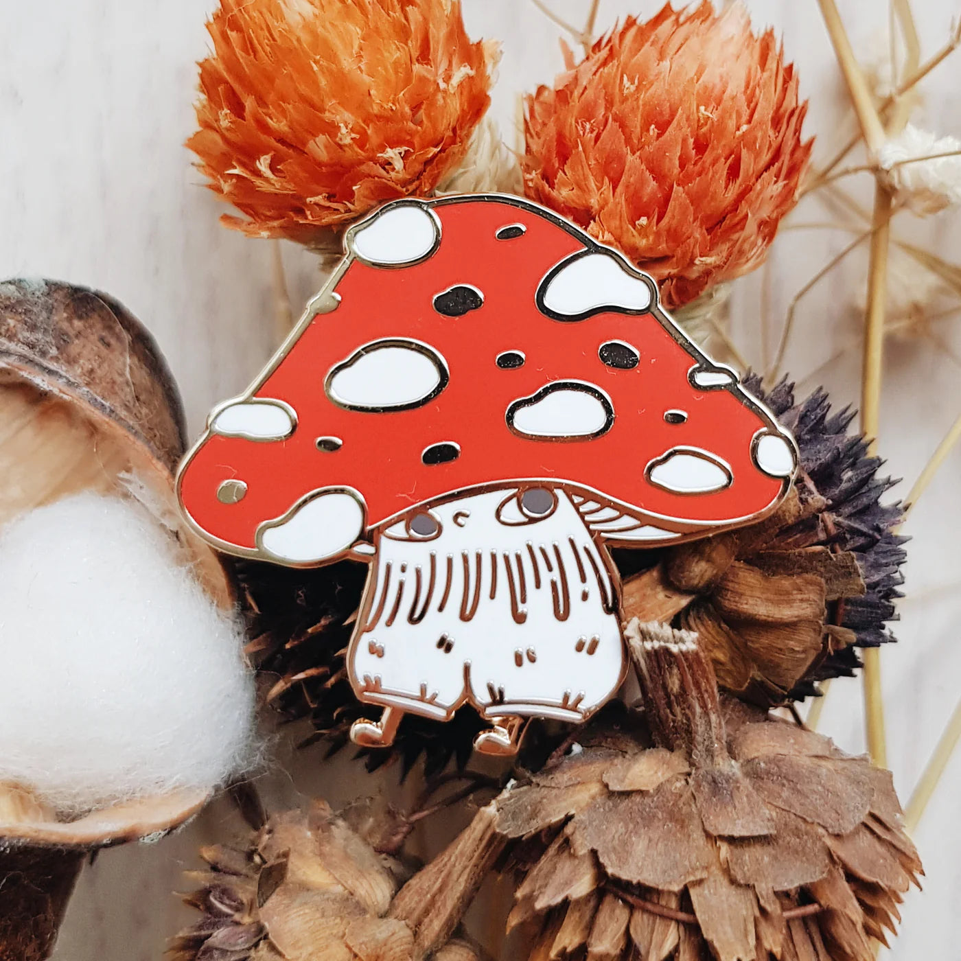 Lovesoup Enamel Pin - Mushroom Boy