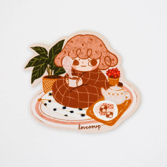 Lovesoup Vinyl Sticker - Cozy