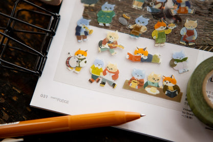 OURS Sticker Sheet - Cats Gathering